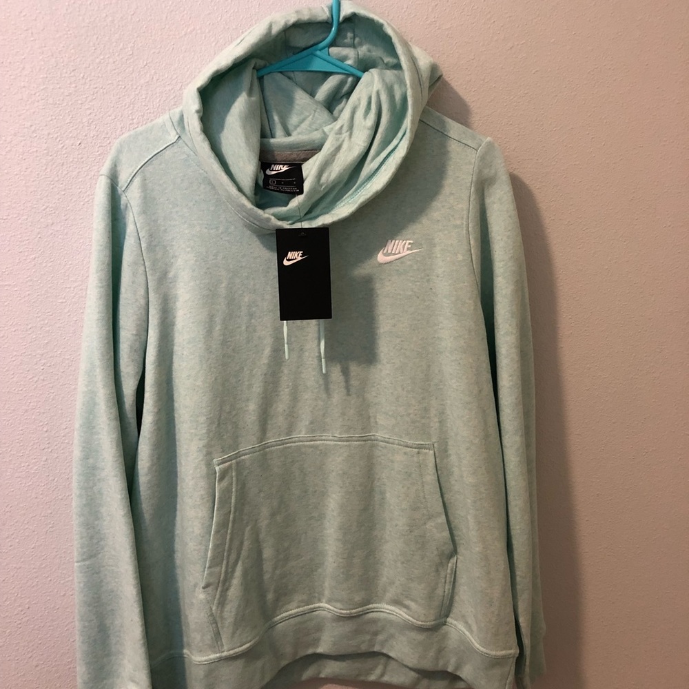 NWT Nike Hoodie Pretty Aqua color
